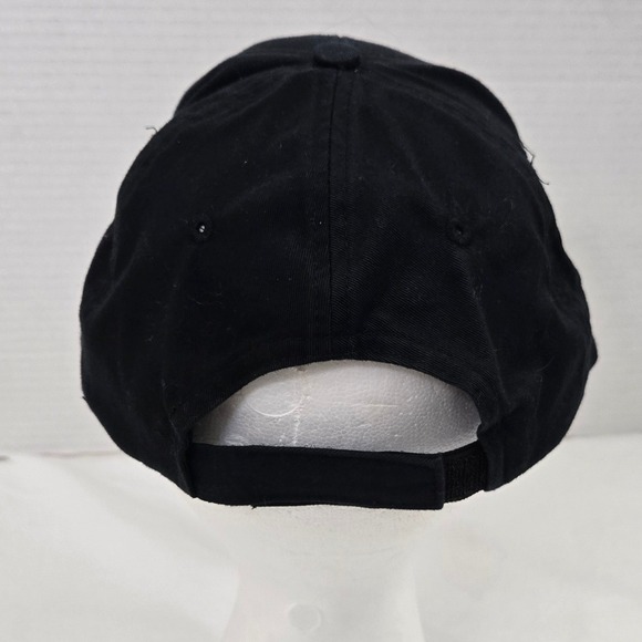 VTG Y2K Reebok New Orleans Saints Hat Cap Adjustable Black Gold Fleur De Lis NFL - Picture 8 of 10